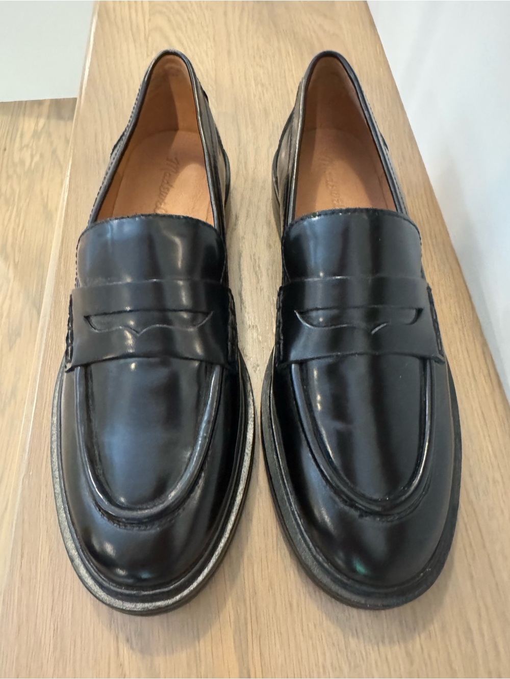 Madewell Vernon Black Leather Loafers - Picture 6 of 7